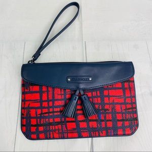 Vera Bradley Wristlet Red/ Navy blue